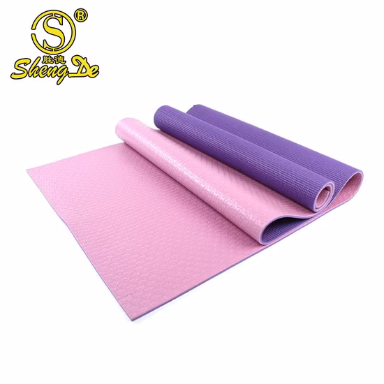 China Wholesale Recyclable Latex Free PVC Organic Yoga Mats Manufacturer
