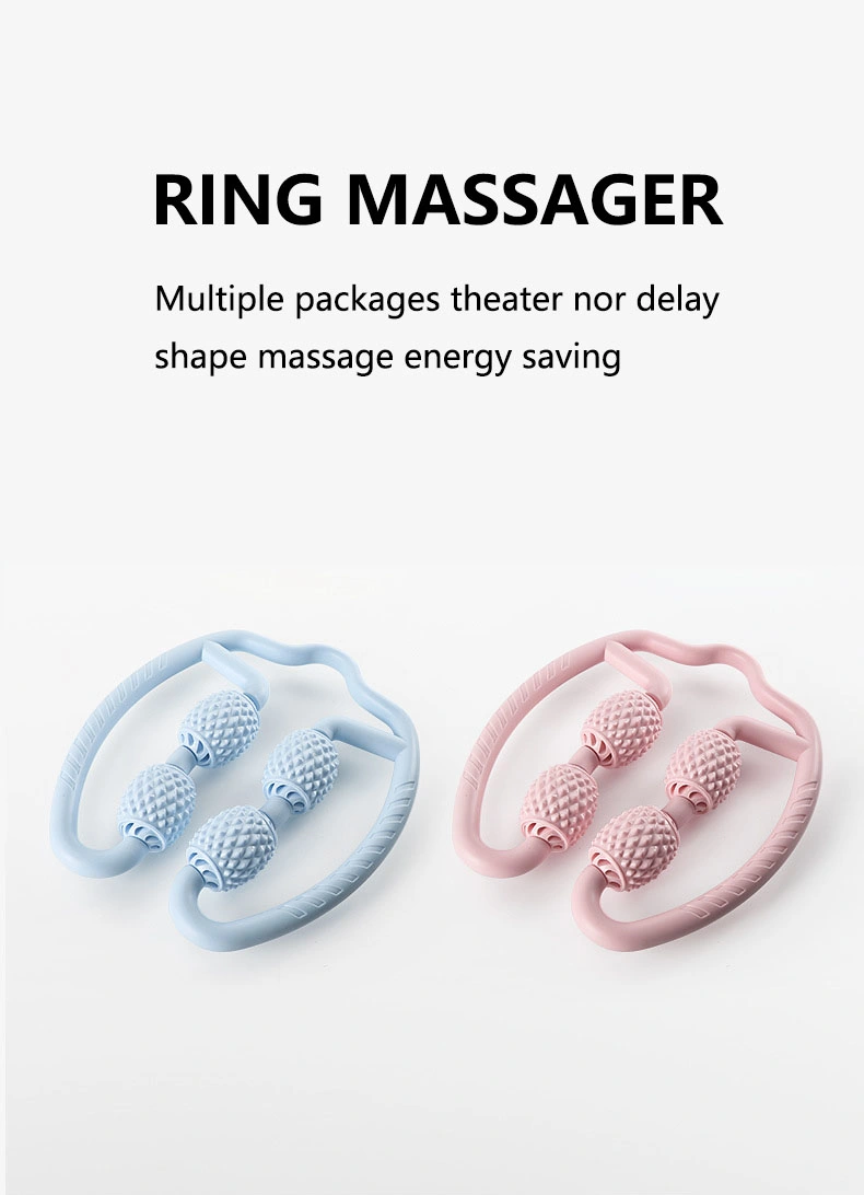 Foam Muscle Massage Roller Thin Legs Ring Leg Clip Roller Pilates Massage Stick