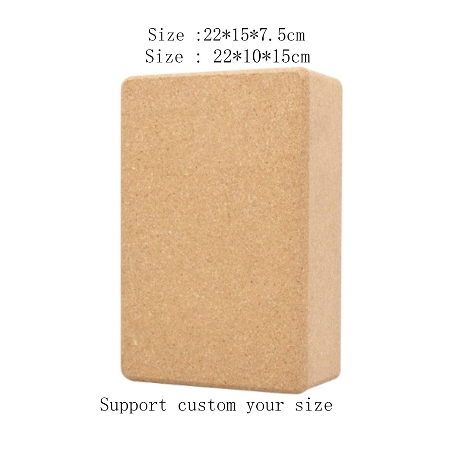 Eco-Friendly Recycled Organic Cork Yoga Brick for Fitness