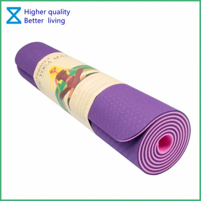Фабрика по индивидуальному заказу производит высококачественные экологически чистые коврики для йоги из ТПЭ/ЭВА/ПВХ для взрослых.